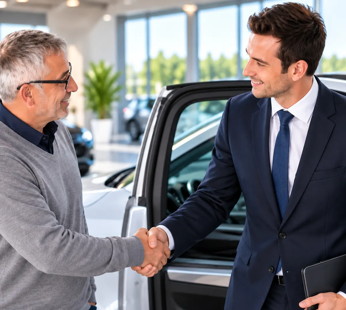 Handshake when buying a car